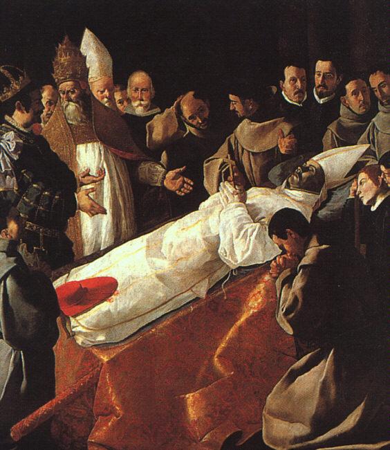 Francisco de Zurbaran The Lying in State of St.Bonaventura oil painting image